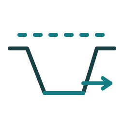 Detention basin icon
