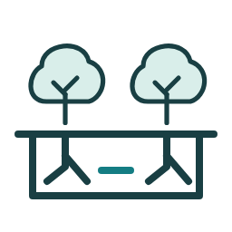 Tree trench icon